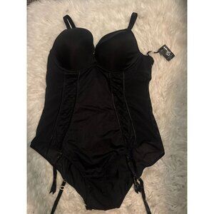 NWT Ashley Graham Lingerie One Piece Bodysuit Plus Size 2X